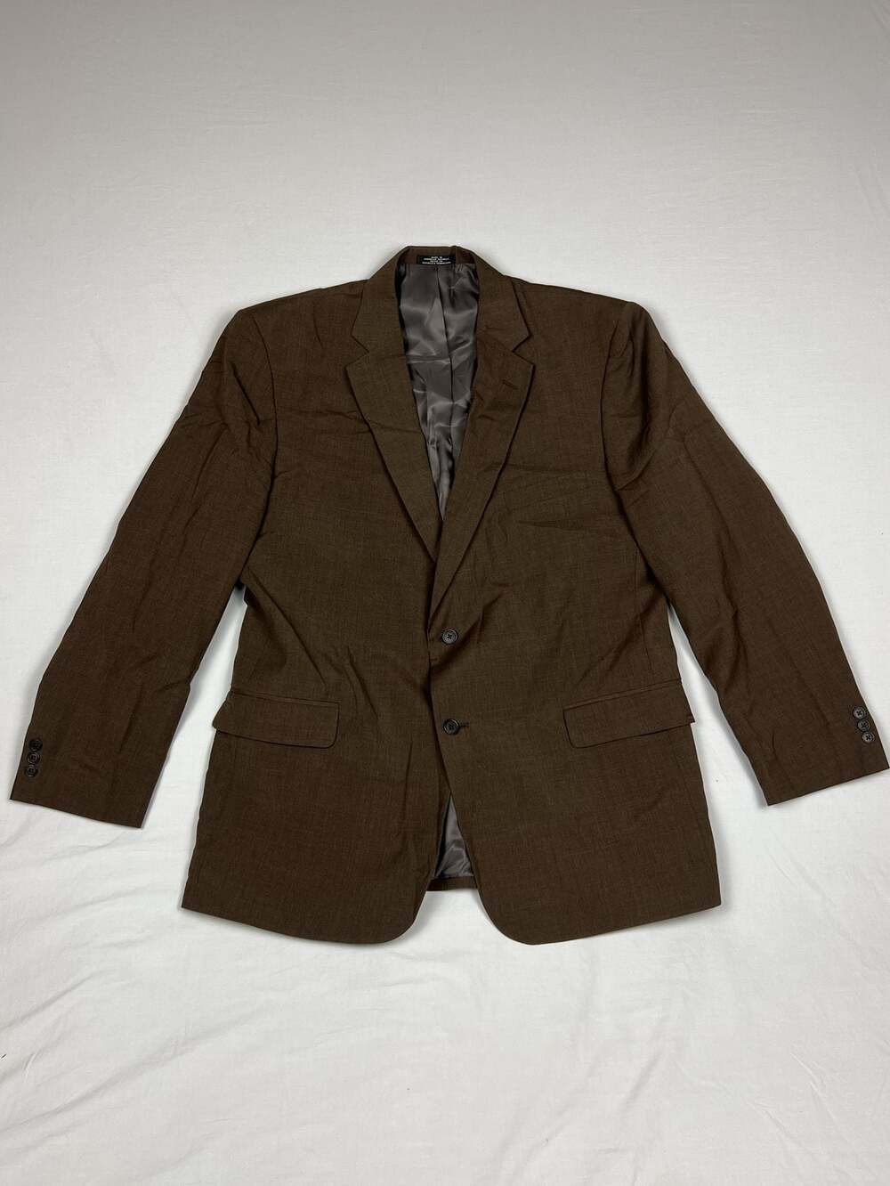 Personal Choice Men's Brown Two Button Sport Coat Blazer Jacket